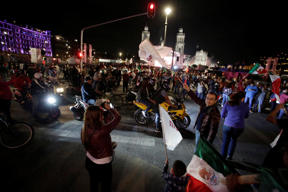 FOTOS | Así celebraron el triunfo de AMLO