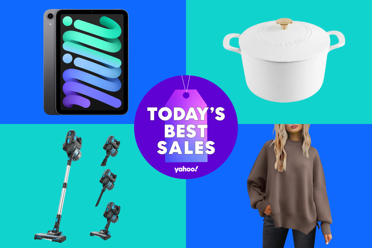 Get up to 75% off these top sellers, from an Apple iPad to a cozy, oversized sweater. (Amazon/Macy's/Walmart)