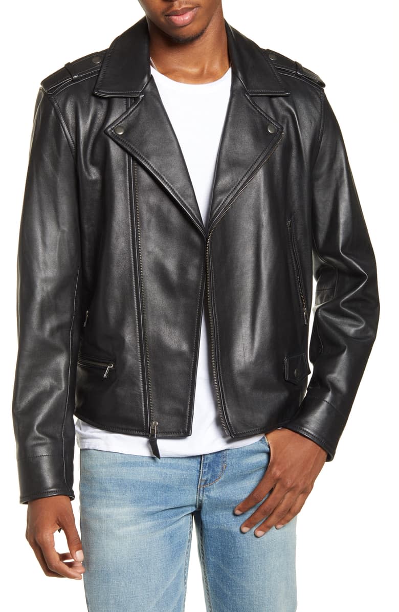 Alex Costa Leather Moto Jacket