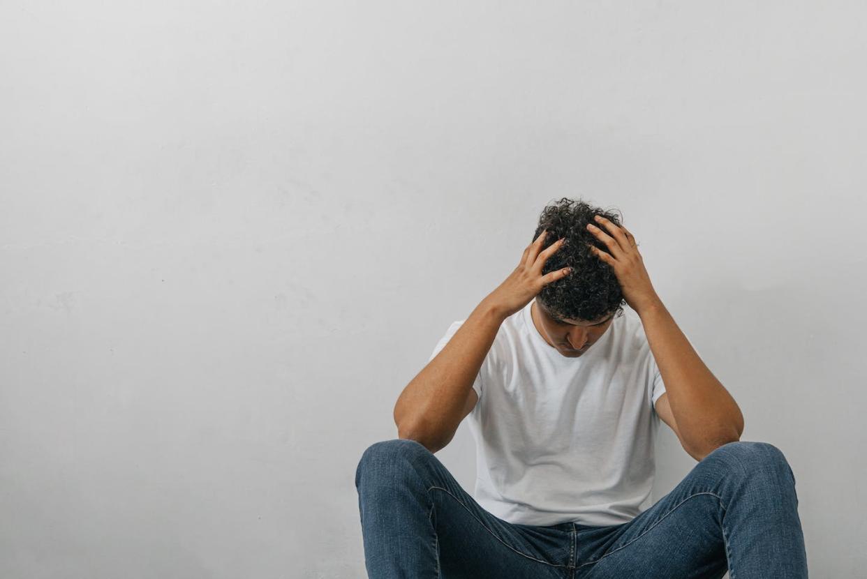 Every year, more than 12 million Americans have suicidal thoughts. <a href="https://www.gettyimages.com/detail/photo/tired-and-downcast-man-holding-head-with-hands-royalty-free-image/1472116942?phrase=suicide&searchscope=image%2Cfilm&adppopup=true" rel="nofollow noopener" target="_blank" data-ylk="slk:Djavan Rodriguez/Moment via Getty Images;elm:context_link;itc:0;sec:content-canvas" class="link ">Djavan Rodriguez/Moment via Getty Images</a>