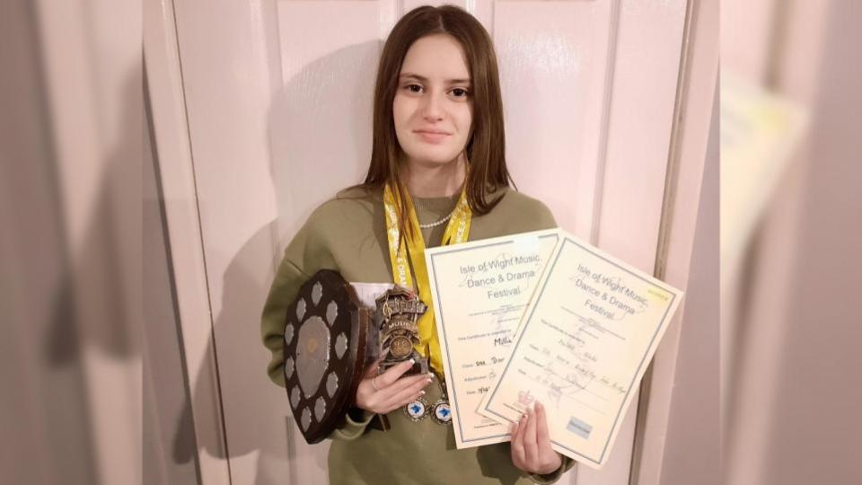 Isle of Wight County Press: Millie Blake came away with two wins in her first festival