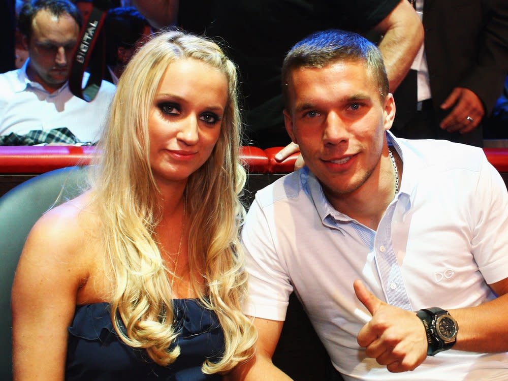 Lukas Podolski und seine Ehefrau Monika sind seit 2011 verheiratet. (Bild: Vladimir Rys/Bongarts/Getty Images)