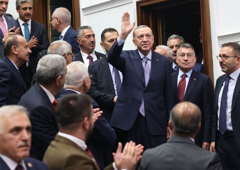 El presidente turco, Recep Tayyip Erdogan, en Ankara. (Adem ALTAN / AFP)