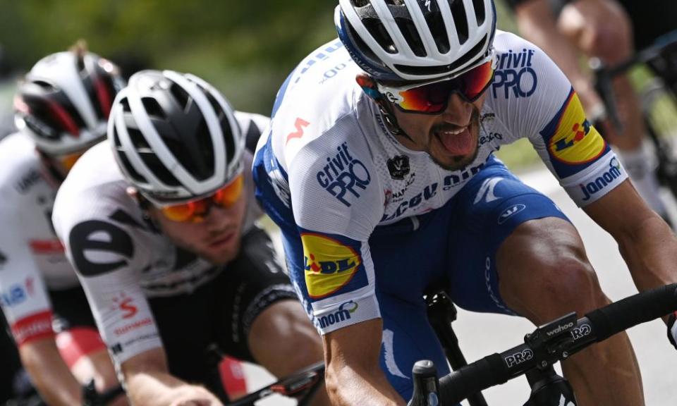 Julian Alaphilippe  of Deceuninck-Quick Step should prosper on this year’s mountainous route.