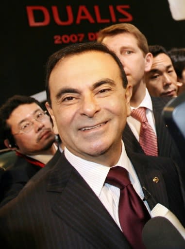 Ghosn in happier days