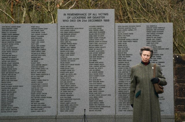 Royal visit to Lockerbie Air Disaster Memorial