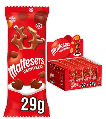 Save 35% on this bumper pack of 32 Malteasers Reindeer