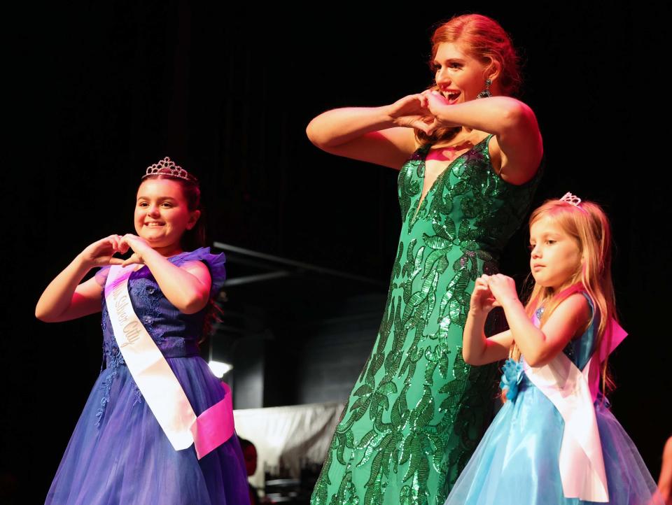 Annarose Cicchetti during the Little Miss and Mister Silver City program of Saturday night's Miss Taunton competition at Taunton High School on Nov. 5, 2022.