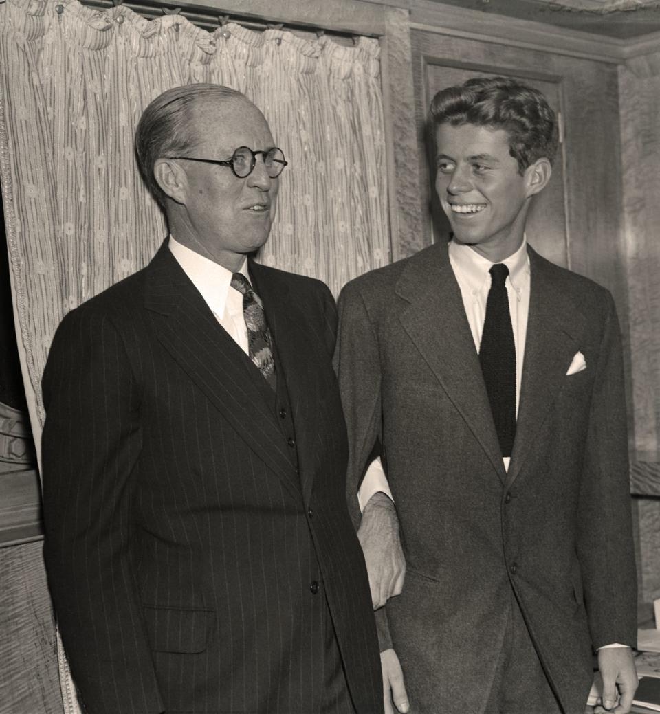 1938: John F. Kennedy travels to New York City