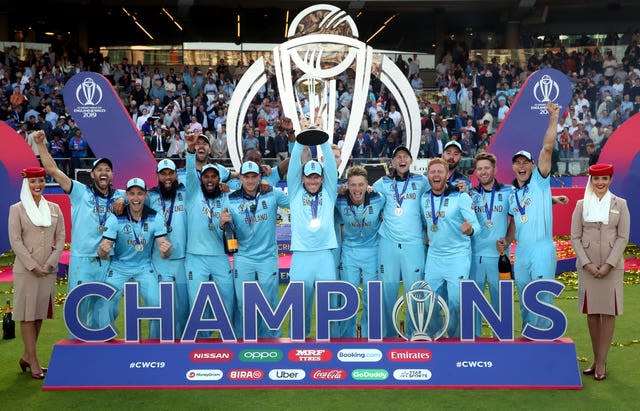 England won the 2019 World Cup (Nick Potts/PA)