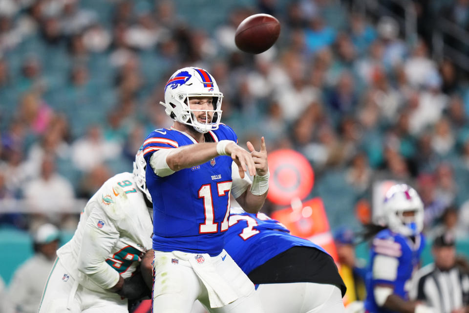 Josh Allen and the Bills have won the AFC East, and will now get to host a playoff game. 