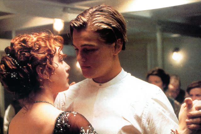 <p>CBS via Getty </p> Kate Winslet and Leonardo DiCaprio in <em>Titanic</em> (1997)
