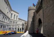 Formula One - Grand Prix of Europe - Baku, Azerbaijan - 18/6/16 - Manor Racing F1 driver Pascal Wehrlein of Germany drives during the third practice session. REUTERS/Maxim Shemetov