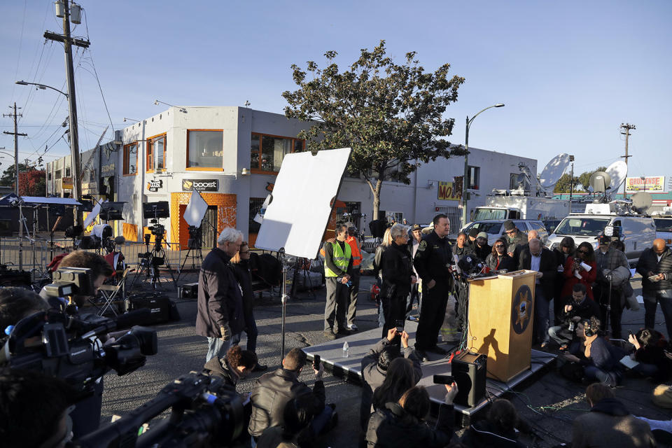 Fatal warehouse fire in Oakland