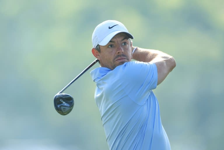 Four-time major winner Rory McIlroy of Northern Ireland fired a five-under par 66 in the opening round of the PGA Championship at Valhalla (DAVID CANNON)