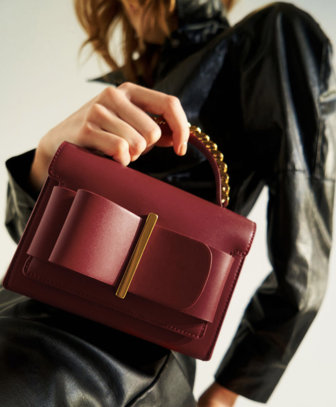 PHOTO: Charles & Keith. Bow Top Handle Bag