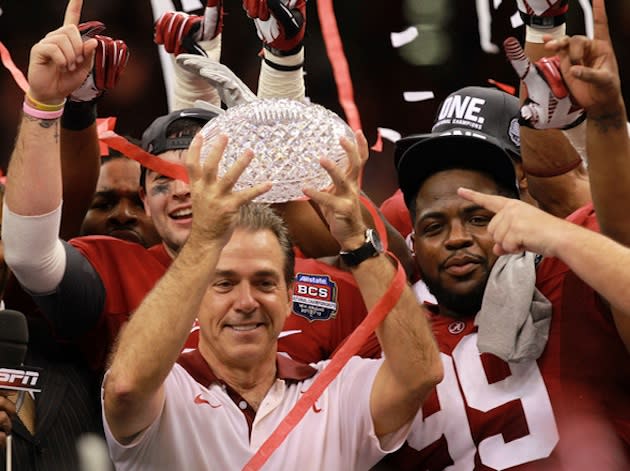 Alabama coach Nick Saban — Getty Images