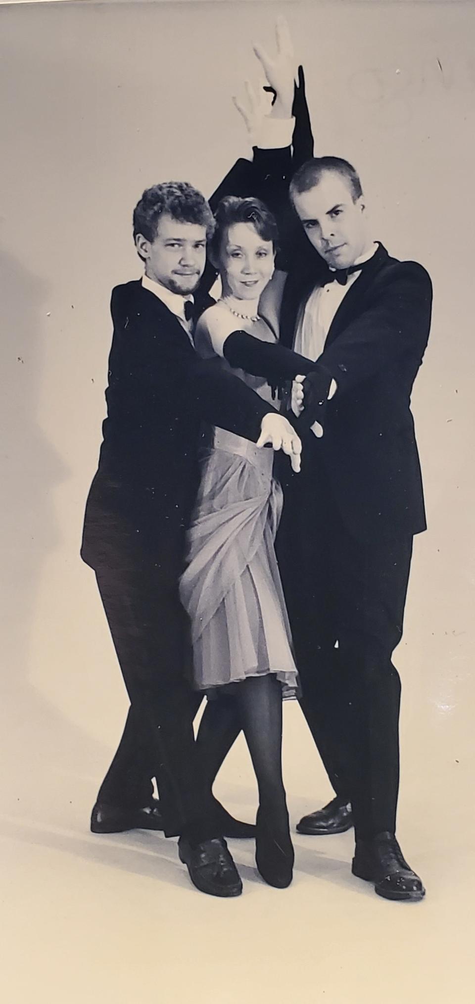 The dancers pictured are William Schneider, Kathleen Hurley and Garin Buttermore. Photo by Darrell Fees, taken in 1998