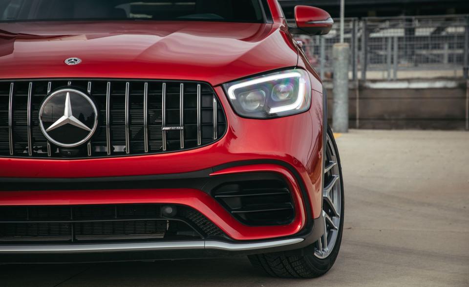 <p>2020 Mercedes-AMG GLC63 S coupe</p>