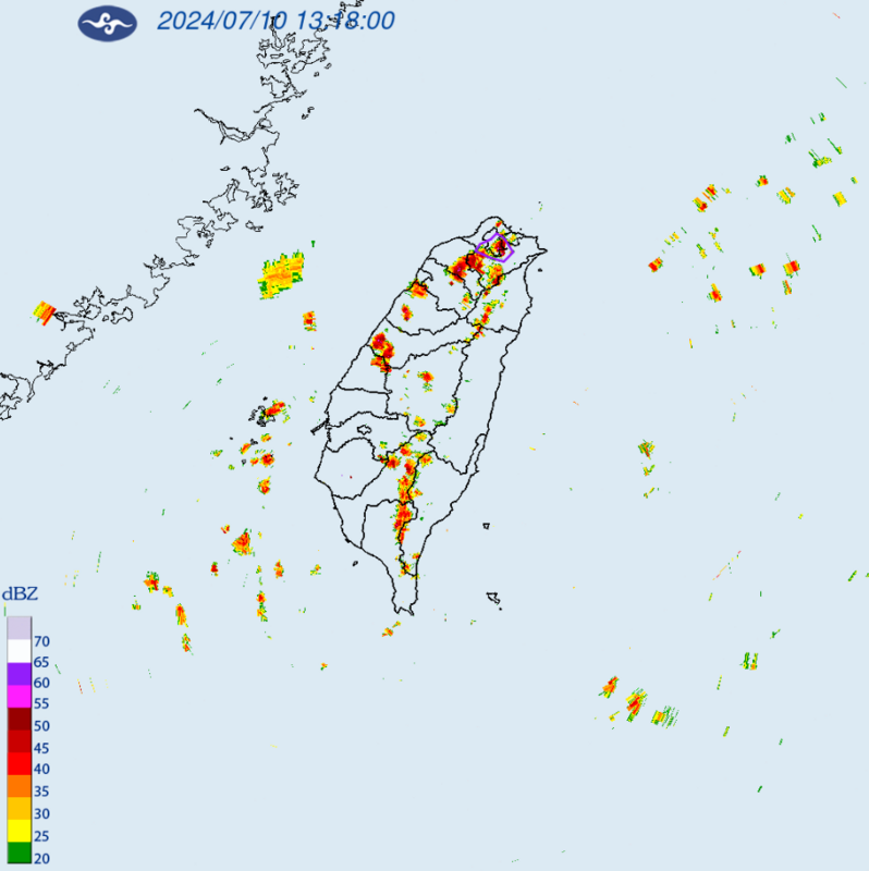 氣象署針對台北市、桃園市、新北市發布大雷雨即時消息。   圖：翻攝自中央氣象署官網