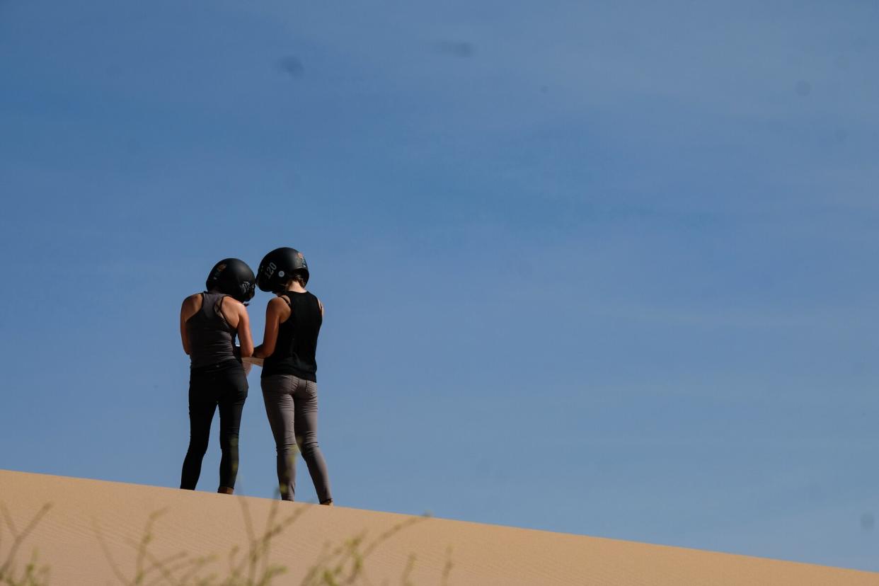 Scenes from Rebelle Rally in Glamis, California