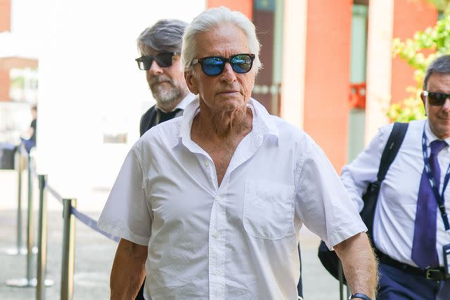 <p>Aissaoui Nacer/SplashNews</p> Michael Douglas