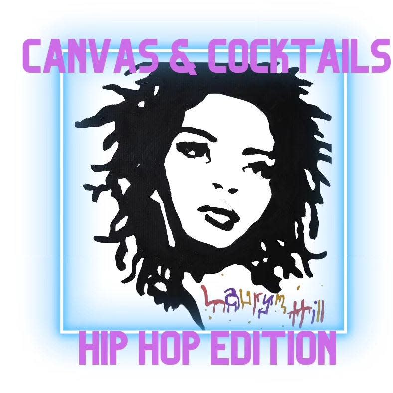 DJ Mega Marley will be spinning the tunes as you paint a Lauryn Hill inspired canvas that will be yours to take home.