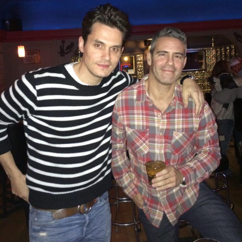 John Mayer has weighed in on the speculation surrounding his friendship with Andy Cohen. Instagram/Andy Cohen