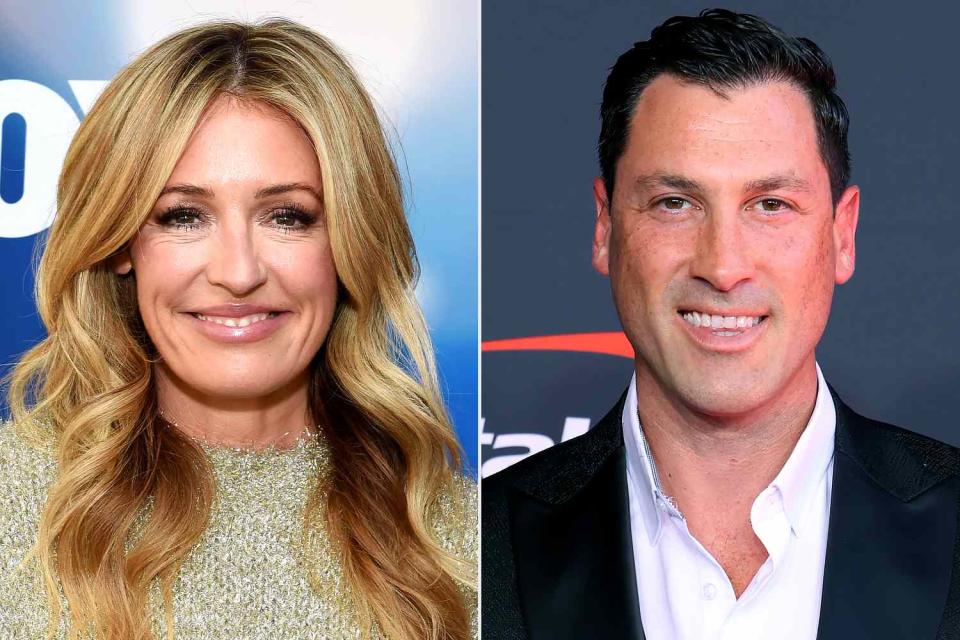 <p>Gilbert Flores/Variety via Getty; Leon Bennett/Getty</p> Cat Deeley and Maks Chmerkovskiy