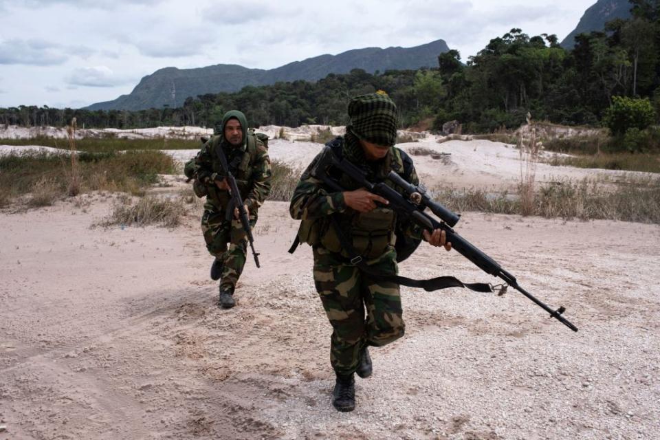 venezuela colombia brazil illegal mining military