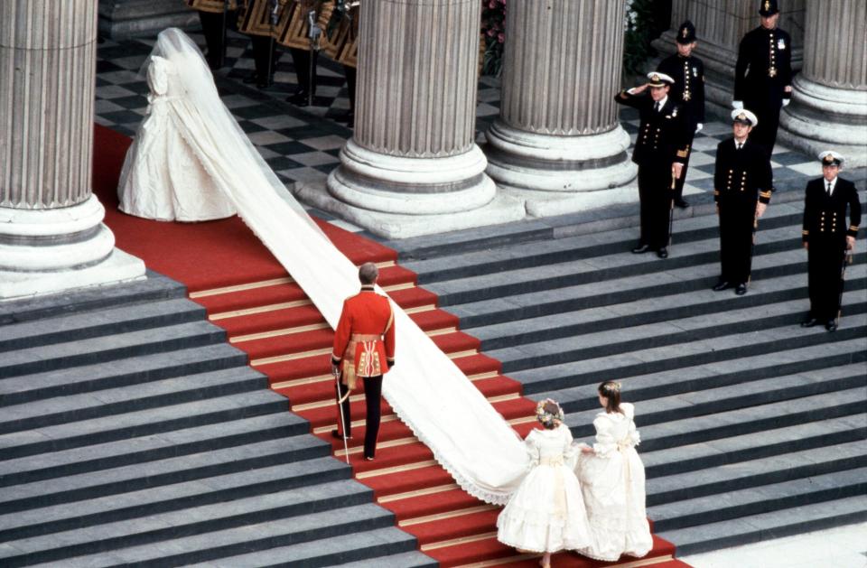 Royal Wedding. Photo Of Diana Princess of Wales taken by Ron Bull July 29, 1981