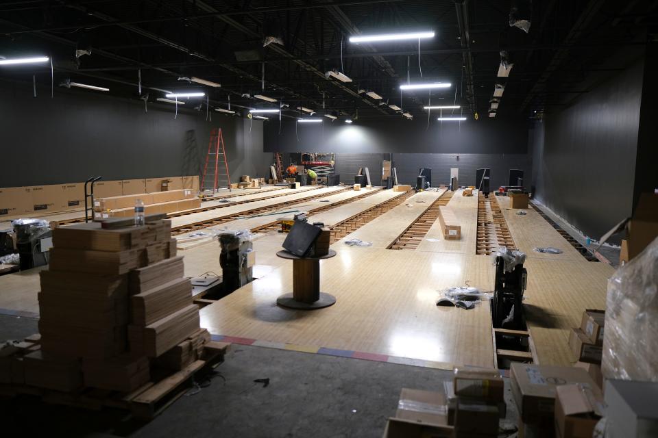 Andy B's will feature eight lanes for V.I.B. bowling. These lanes can be customized digitally for the patrons.