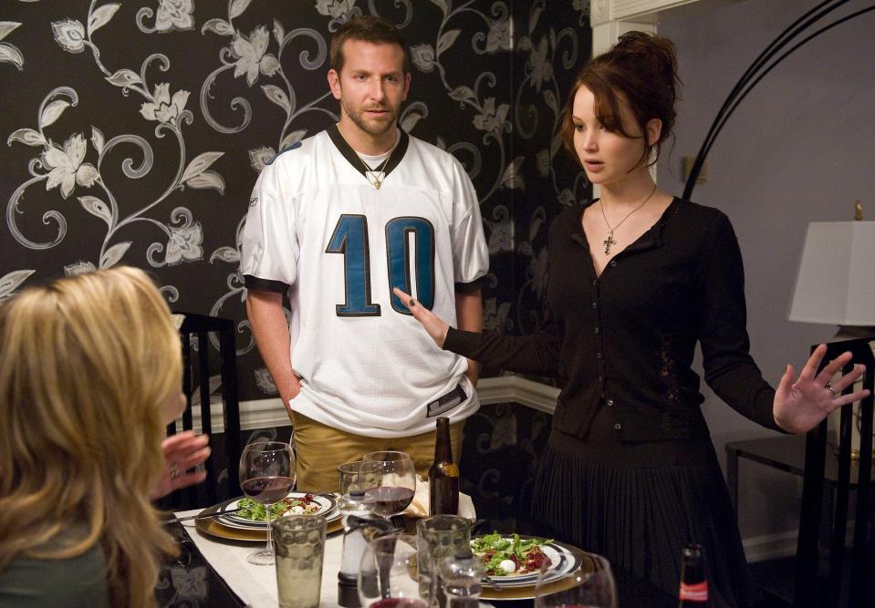 The actor took on 2012's <em>Silver Linings Playbook,</em> opposite Jennifer Lawrence, as Pat Solitano, a former teacher who moves back home after a stint in a mental health institution to rebuild his life and patch things up with his ex-wife. While he tries to find his way, Solitano meets Lawrence's character Tiffany, who appears to be on a path to self-discovery as well.