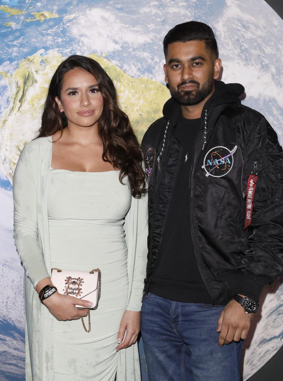 london, england march 29 harpreet kaur and akshay thakrar attend the bbc earth experienceat daikin centre on march 29, 2023 in london, england photo by tristan fewingsgetty images for bbc earth launch