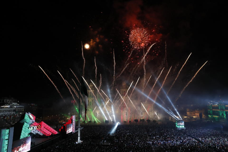 FOTOS: México celebra el 'Grito' con el recuerdo del trágico terremoto