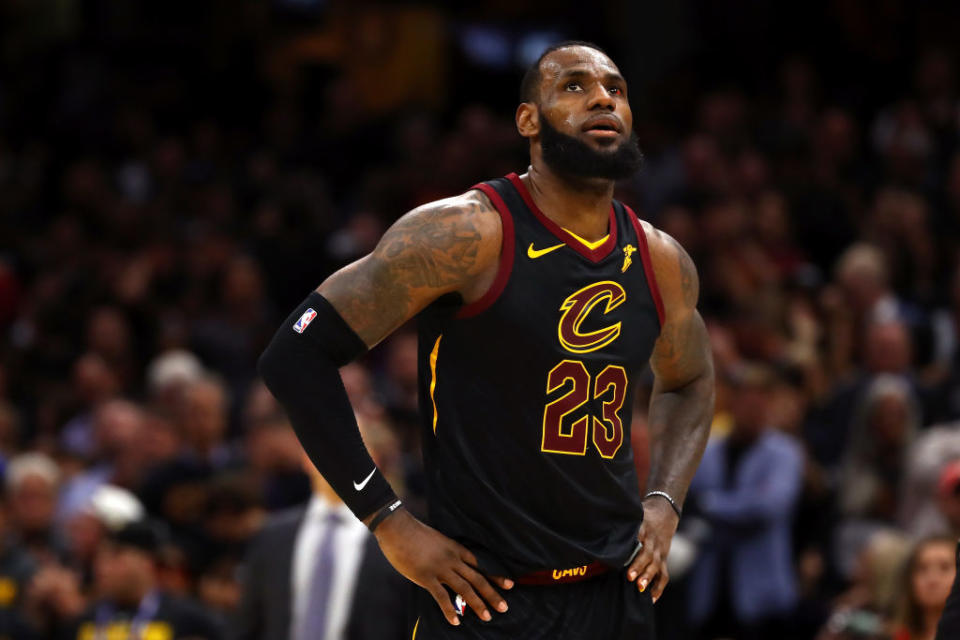 LeBron James and the Cavaliers are one loss away from a very interesting summer. (Getty)
