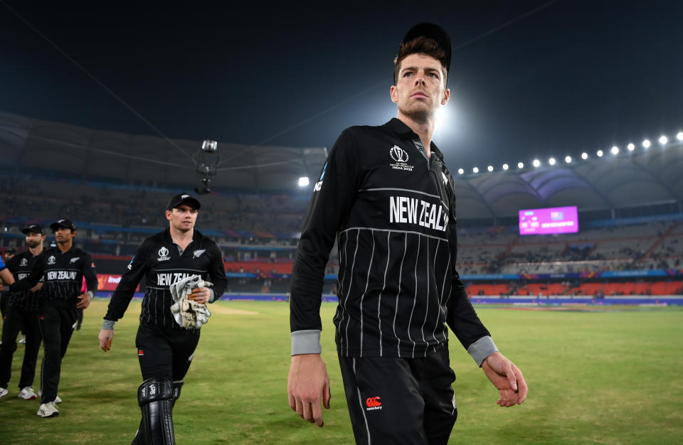 Mitchell Santner at the Cricket World Cup.