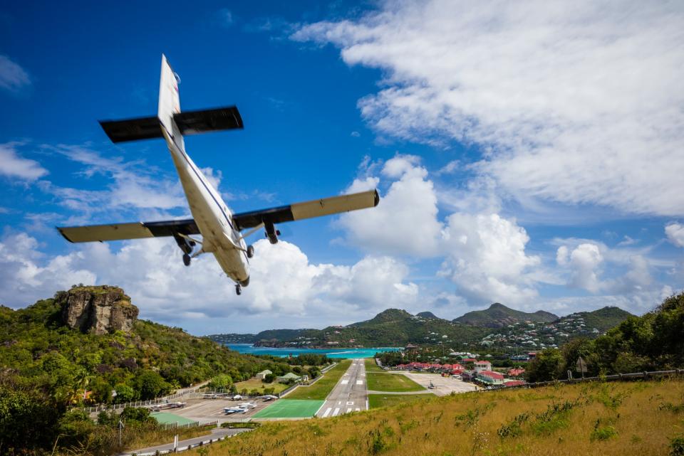 The island's little runway - getty