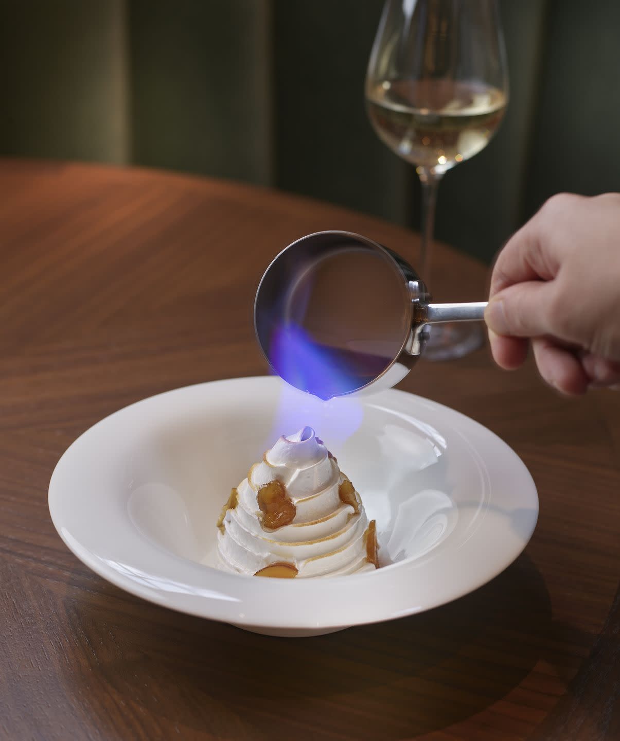 baked mont blanc at cafe boulud