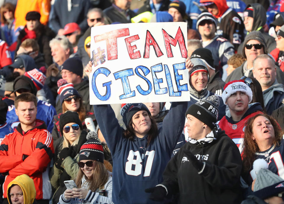 Patriots quarterback Tom Brady still has Gisele. (Photo: Tom Szczerbowski via Getty Images)