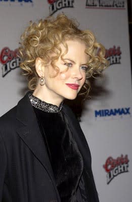 Nicole Kidman at the New York premiere of Miramax's Gangs of New York