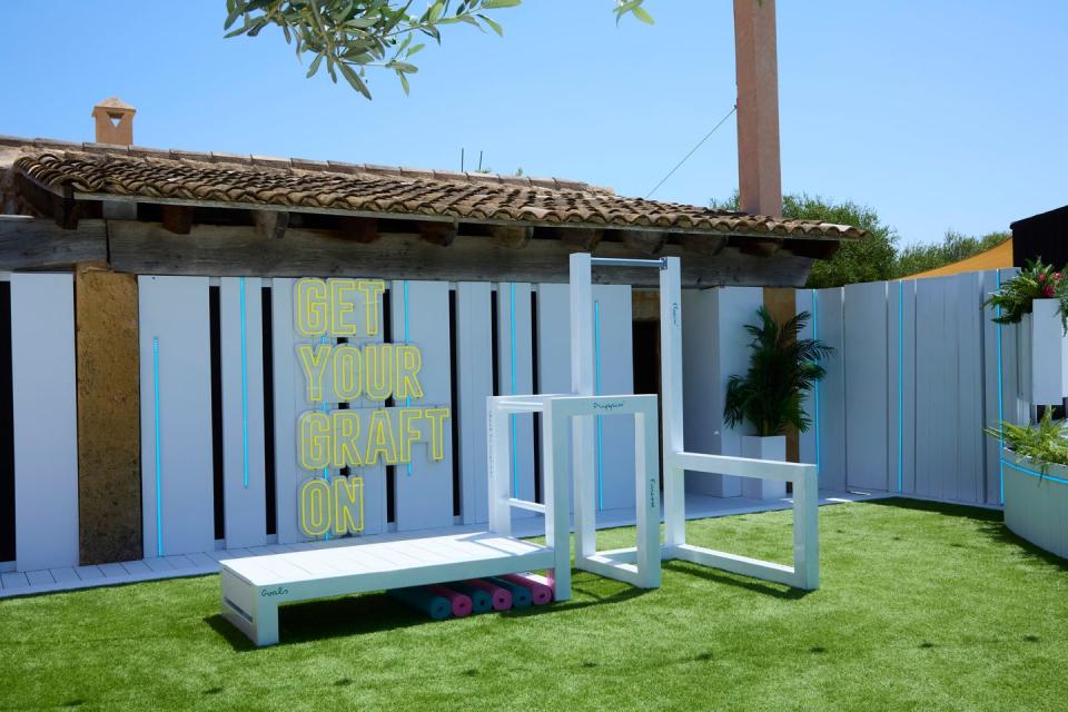 love island 2024 villa first look outdoor gym