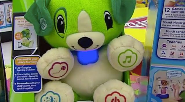 Interactive smart toys may look cute and cuddly, but they might also be a security risk. Source: 7 News