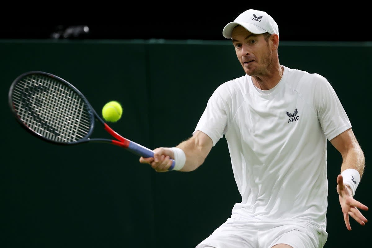 Murray-mania: Former champion Andy Murray playing at Wimbledon 2022  (Getty Images)