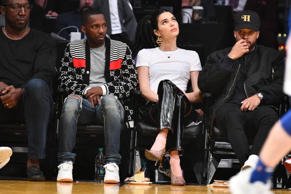 Kendall Jenner Mini Louis Vuitton Bag at Basketball Game