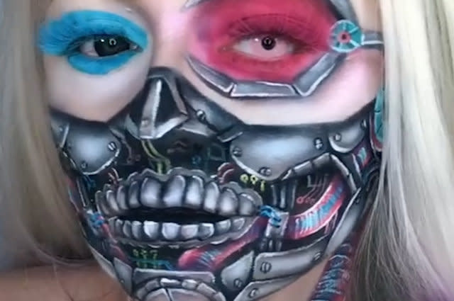 Skull-inspired makeup looks are hauntingly beautiful