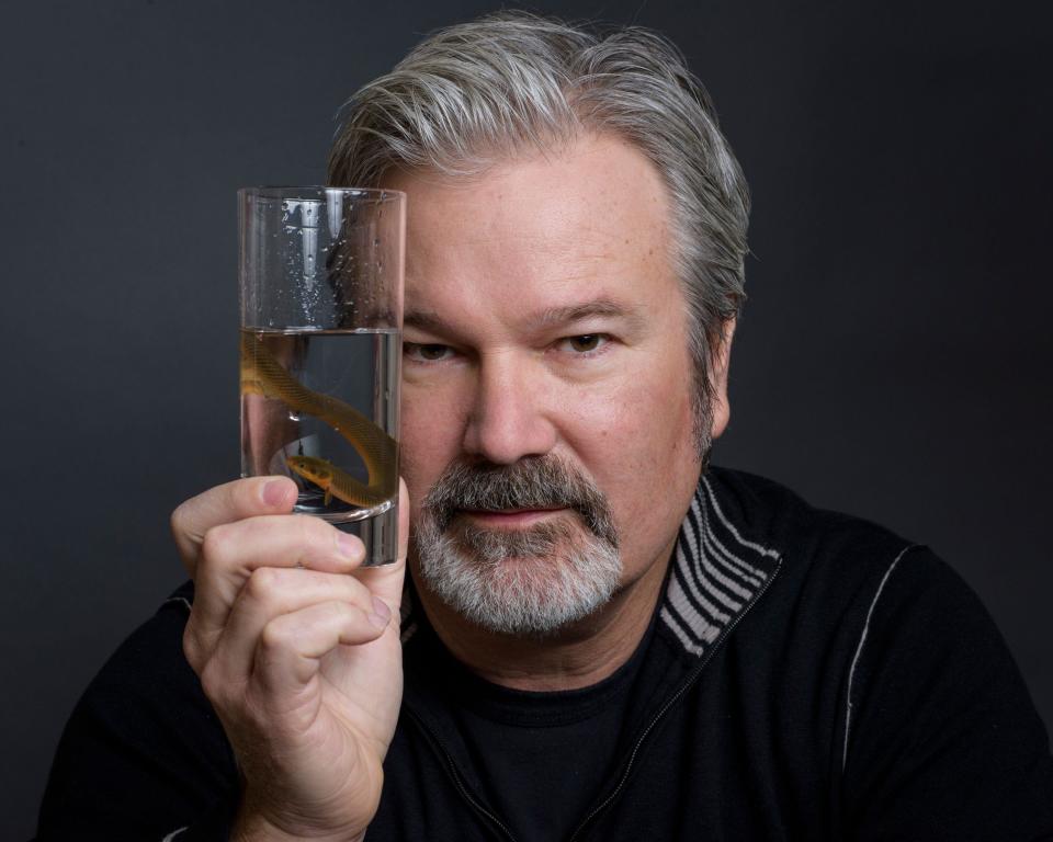 In this Feb. 13, 2017 photo, filmmaker Gore Verbinski poses for a portrait to promote his film, 