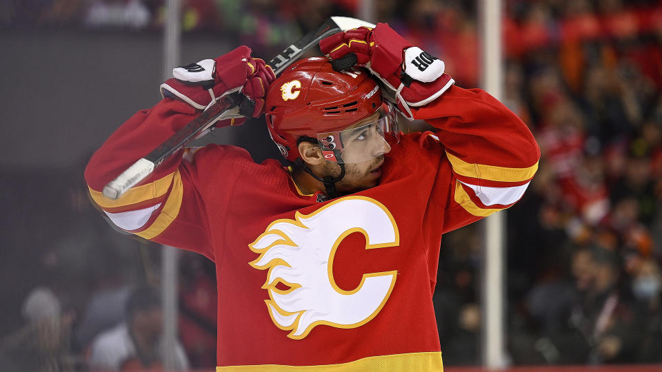 Johnny Gaudreau's new contract will be a hefty one, wherever he chooses to sign. (Photo by Brett Holmes/Icon Sportswire via Getty Images)