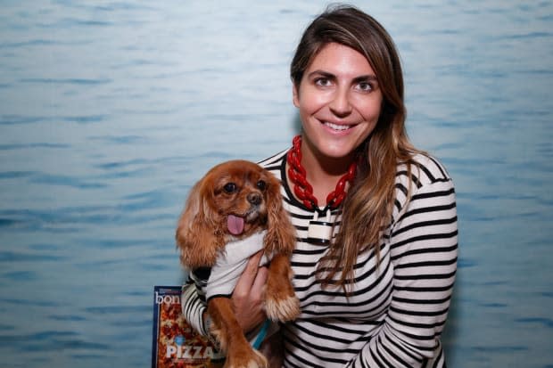 Katie Sturino with Toast. Photo: JP Yim/Getty Images