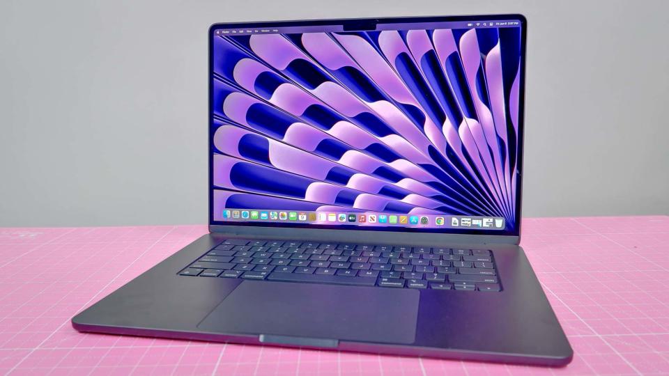 2023 MacBook Air 15-inch M2 shown open on a surface